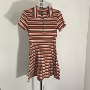 Retro striped dress